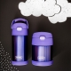 Thermos  Funtainer Drikkeflaske m. Sugerør 355 ml Violet