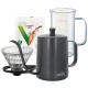 La Cafetière Gooseneck Kedel 0,6 L Sort og Hario glas dripper, Craft Science Beaker og Papir Filtre