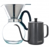 La Cafetière Pour Over 8 Kop. og La Cafetière Gooseneck Kedel 0,6 L Sort