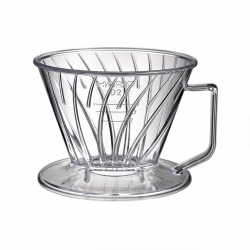 Hario Pegasus Plastik Dripper Transparent 2 Kop.