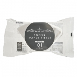 Hario Pegasus Papir Filtre 01 Hvid 100 Stk