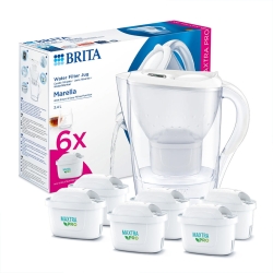 BRITA Marella 2,4L Hvid Inkl. 6 stk Maxtra Pro Filter