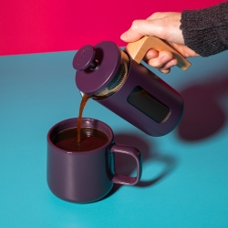 La Cafetière Pisa 3 Kop. Stempelkande Lilla