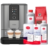 Nivona NIVO 8103 Titanium Espressomaskine Inkl. Afkalkning, Kalkfilter, Mælkerens, Rensepiller & 1kg Hele kaffebønner