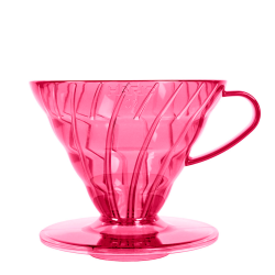 Hario V60 Dripper Pink 2 Kop. Inkl. Filtre