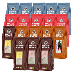 Rigtig Kaffe Mixpakke 8,2kg Hele kaffebønner