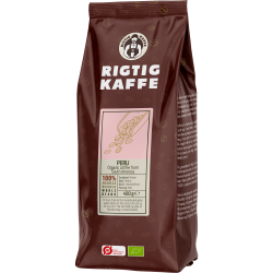 Rigtig Kaffe Organic Peru 7x400g Hele kaffebønner