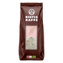 Rigtig Kaffe Organic Peru 400g Hele kaffebønner