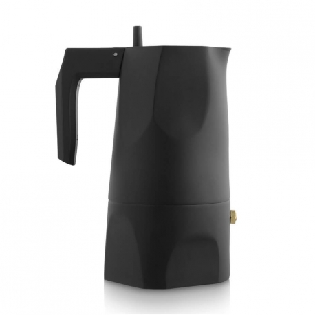 Alessi Ossidiana Espressokande 3 Kop. Sort