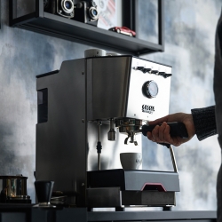 Gaggia Classic GT Stål Espressomaskine  DEMO Inkl. Gaggia MDF 55 Chrome