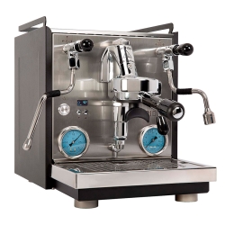 Profitec RIDE Espressomaskine Inkl. Eureka Mignon Libra Chrome/Mat Sort Espressokværn, Knockbox & Mælkekande 0,5L
