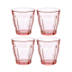 Duralex Picardie Caféglas 25 cl 4 Stk Rosa