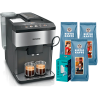 Siemens TP517R03 EQ500 Espressomaskine Inkl. Plejepakke & 1,5kg Rigtig Kaffe Hele kaffebønner