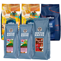 Mixpakke 5kg Hele kaffebønner
