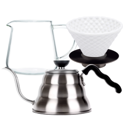 Loveramics Filterbryg Sæt Inkl. Strong Dripper 2 Kop, Stand, Glaskande & V60 Kedel