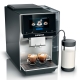 Siemens TP715R07 EQ700 Inox Silver Metallic Espressomaskine Inkl. Mælkebeholder & Rigtig Kaffe Dolce Crema 1kg Hele kaffebønner