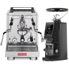 La Pavoni New Botticelli Specialty LPSBSS03NO Espressomaskine Inkl. Eureka Atom W 65 Casa Mat Sort Espressokværn