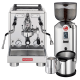 La Pavoni New Botticelli Specialty LPSBSS03NO Espressomaskine Inkl. Prosumer Chrome Kværn, Baristaudstyr & kopper