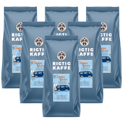 Rigtig Kaffe Dolce Crema 6kg Hele kaffebønner
