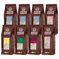 Rigtig Kaffe Organic Mixpakke 5 Varianter