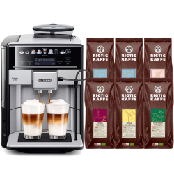 Siemens TE657313RW EQ6 Plus s700 Espressomaskine Inkl. 6x400g Rigtig Kaffe Organic