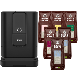 Nivona NIVO 8101 Sort Espressomaskine Inkl. 8x400g Rigtig Kaffe Organic