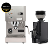 Profitec GO Brushed Espressomaskine - Exclusive Line Inkl. Eureka Mignon Zero 55s Mat Sort Espressokværn