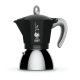 Bialetti Moka Induktion 6 Kop. Espressokande Sort Inkl. Club House Tulipano Espresso m. Underkop Mat Brun 7 cl 2 Stk