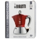 Bialetti Moka Induktion 4 Kop. Espressokande Rød Inkl. Club House Maniko Espresso m. Underkop Rød 7 cl 2 Stk