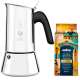 Bialetti Venus Elegance 10 Kop. Espressokande Stål Inkl. Lavazza Tales of Italy Canal Grande 226,8g Formalet kaffe