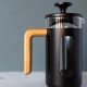 La Cafetière Pisa 8 Kop. Stempelkande Sort Inkl. House of Barista Elektrisk Kaffemølle & Rigtig Kaffe 400g Hele kaffebønner