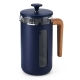 La Cafetière Pisa 8 Kop. Stempelkande Navy Inkl. House of Barista Elektrisk Kaffemølle & 400g Rigtig Kaffe