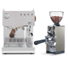 Ascaso Steel Duo PID Poleret Stål Espressomaskine Inkl. Eureka Mignon Libra 65 Chrome Espressokværn