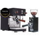 Profitec MOVE Espressomaskine - Exclusive Line Inkl. Eureka Mignon Libra 65 Chrome/Mat Sort Espressokværn