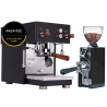 Profitec MOVE Espressomaskine - Exclusive Line Inkl. Eureka Mignon Libra 65 Chrome/Mat Sort Espressokværn