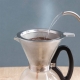 IKAPE Pour Over Kedel 1,2 L Stål Inkl. La Cafetière Pour Over 8 Kop., Kaffemølle & Rigtig Kaffe Organic Chanchamayo 400g