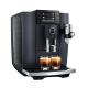 Jura E8 (ED) Cosmic Black Espressomaskine Inkl. Startpakke (DK sprog), Rens, Afkalkning, Filter, Mælkebeholder & 1kg Kaffe
