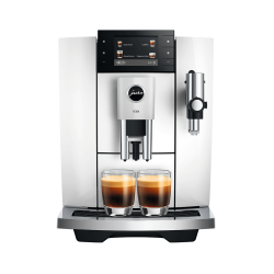 Jura E8 (ED) Piano White Espressomaskine Inkl. Startpakke (DK sprog)