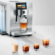 Jura Z10 (EB) Aluminium White Espressomaskine Inkl. Startpakke DK sprog, Rens, Afkalkning, Filter, Mælkebeholder & 3kg Kaffe