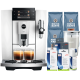 Jura E8 (ED) Piano White Espressomaskine Inkl. Startpakke (DK sprog), Pleje, Filtre, Mælkebeholder & 3kg Super Crema