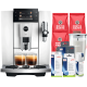Jura E8 (ED) Piano White Espressomaskine Inkl. Startpakke (DK sprog), Pleje, Filtre, Mælkebeholder & 3kg Crema Intenso