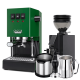 Gaggia Classic E24 Jungle Green Espressomaskine Inkl Eureka Mignon Zero 55s & Baristaudstyr