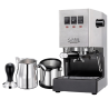 Gaggia Classic E24 Stål Espressomaskine Inkl. Baristaudstyr