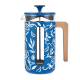La Cafetière Pisa 8 Kop. Stempelkande Blu Fiorato