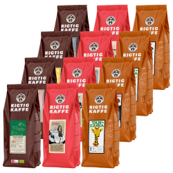 Rigtig Kaffe Mixpakke 5,2kg Hele kaffebønner