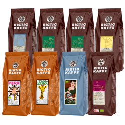 Rigtig Kaffe Økologisk Mixpakke 3,3kg