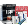 Jura Z10 (EB) Diamond Black Espressomaskine Inkl. Startpakke DK sprog, Rens, Afkalkning, Filter, Mælkebeholder & 3kg Kaffe