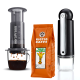 AeroPress Rejsebrygger Inkl. CrushGrind Colombia Rejsekværn & 400g Rigtig Kaffe Tanzania No. 2