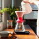 Hario V60 Immersion Switch Dripper Keramik 2 Kop. Pink Inkl. 100 stk. Filtre