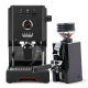 Gaggia Classic UP Sort Espressomaskine Inkl. Eureka Mignon Zero 65 Mat Sort Espressokværn